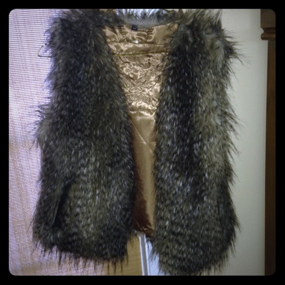 Express Jackets & Blazers - Express fur vest.